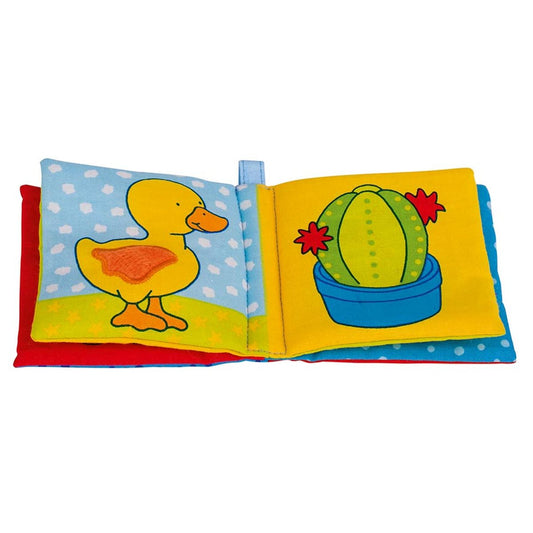 Bilderbuch mit Quietscher und Knisterfolie