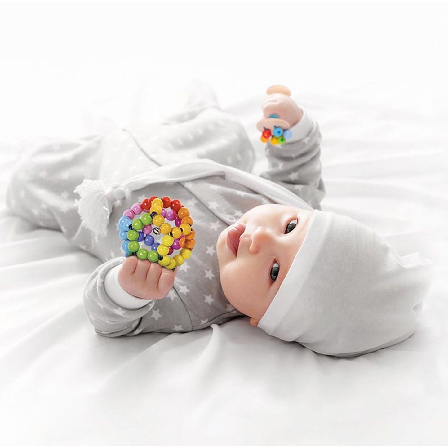 Greifling Elastik Regenbogenball