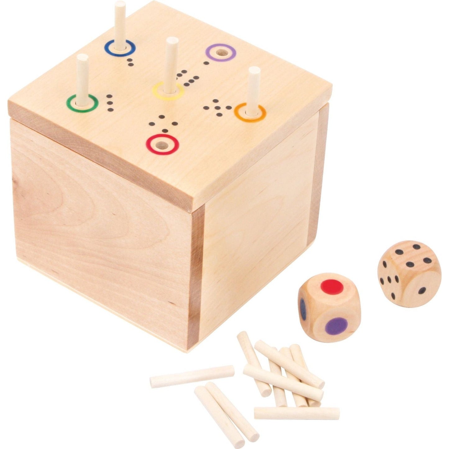 Würfelspiel 6 raus in der Box