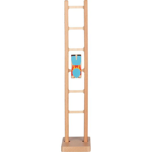 Klettermax Climbi auf der Leiter