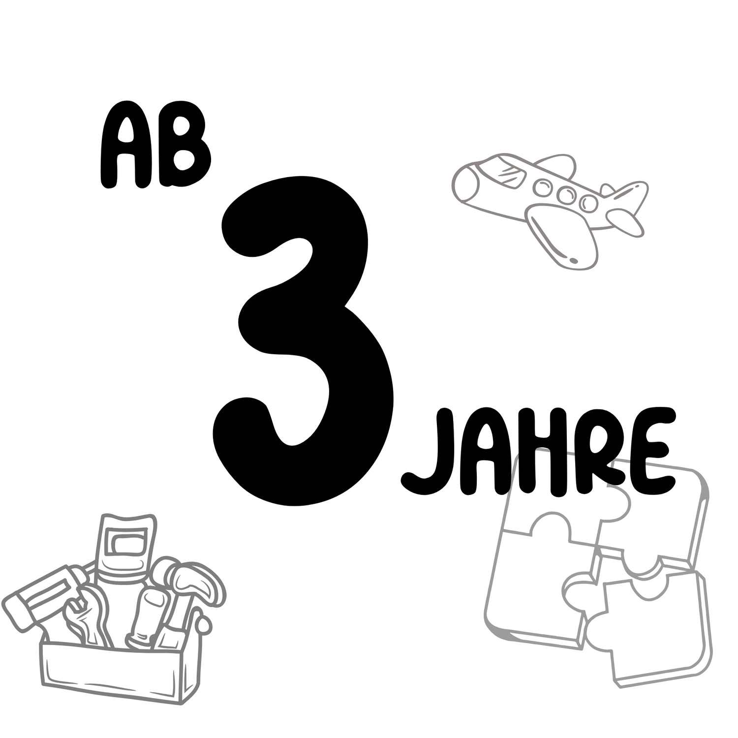 Spielwaren ab 3 Jahren