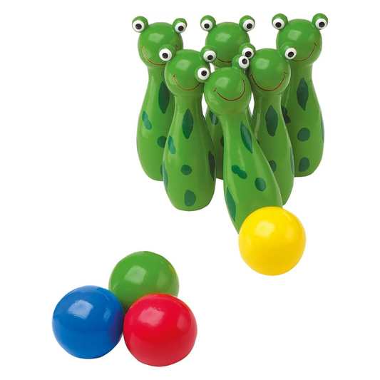 Kegelspiel Frosch