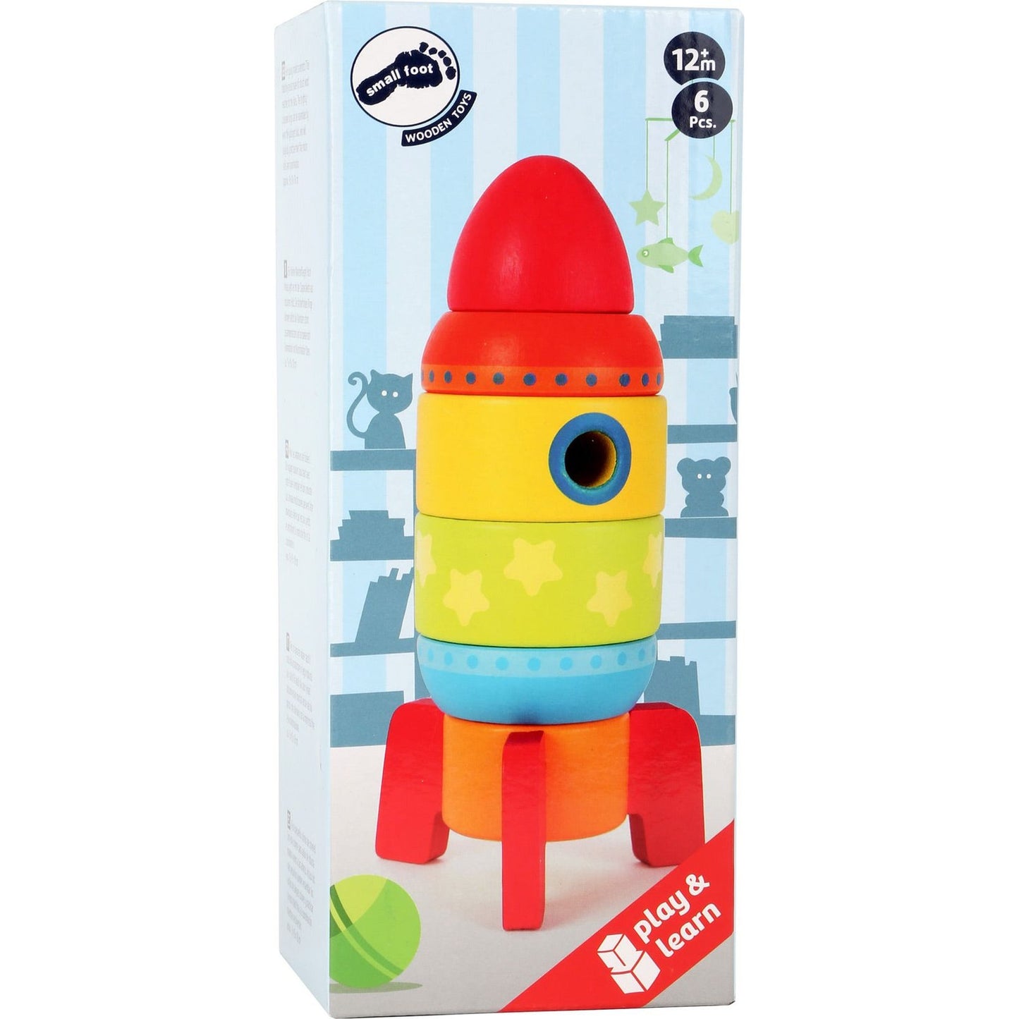 Bunte Stapelrakete