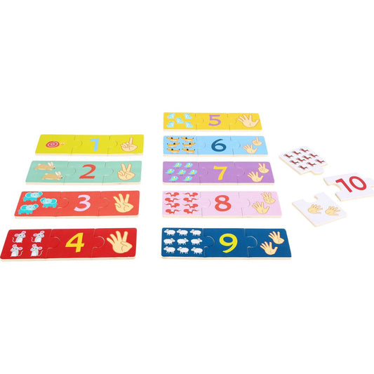 Lernpuzzle Zählen
