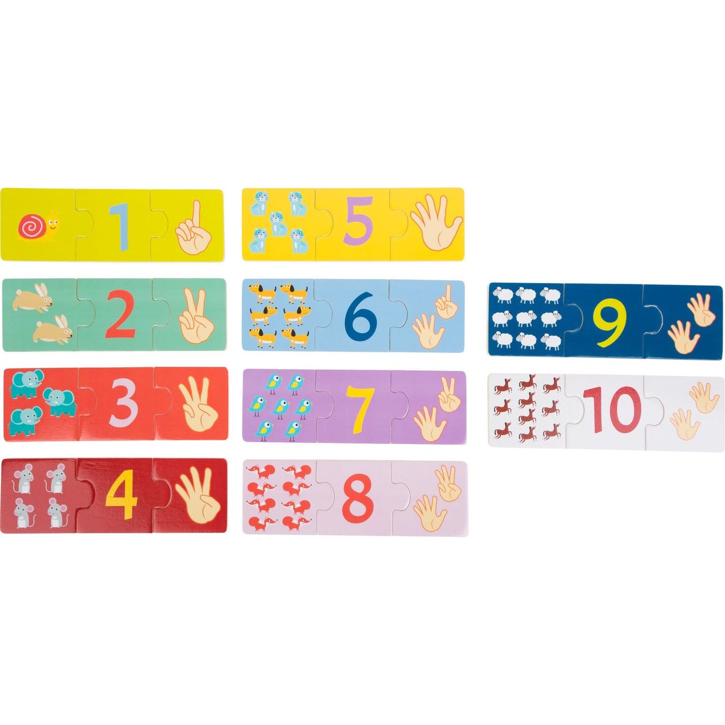 Lernpuzzle Zählen