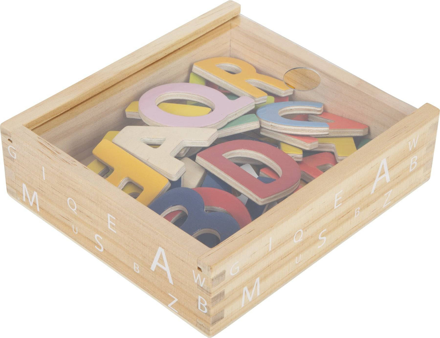 Bunte Magnetbuchstaben „Educate“