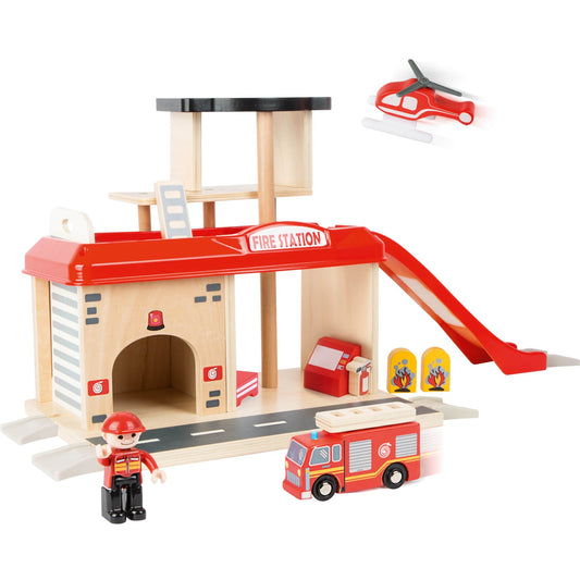 Feuerwehrwache mit Zubehör