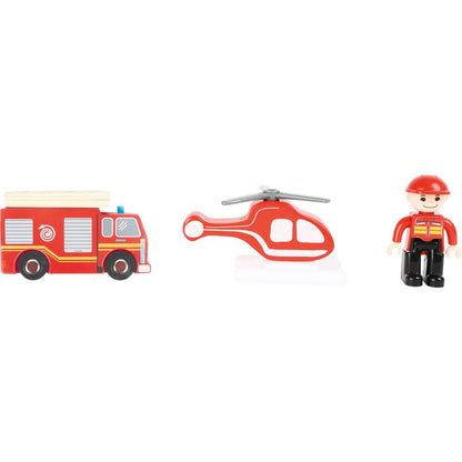 Feuerwehrwache mit Zubehör