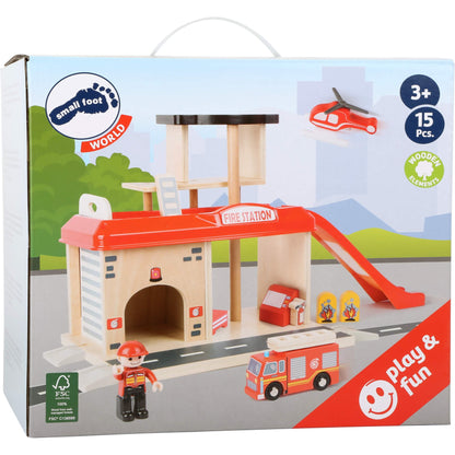 Feuerwehrwache mit Zubehör