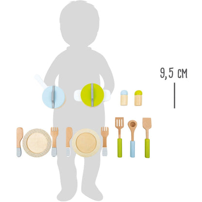 Geschirr- und Topfset Kinderküche