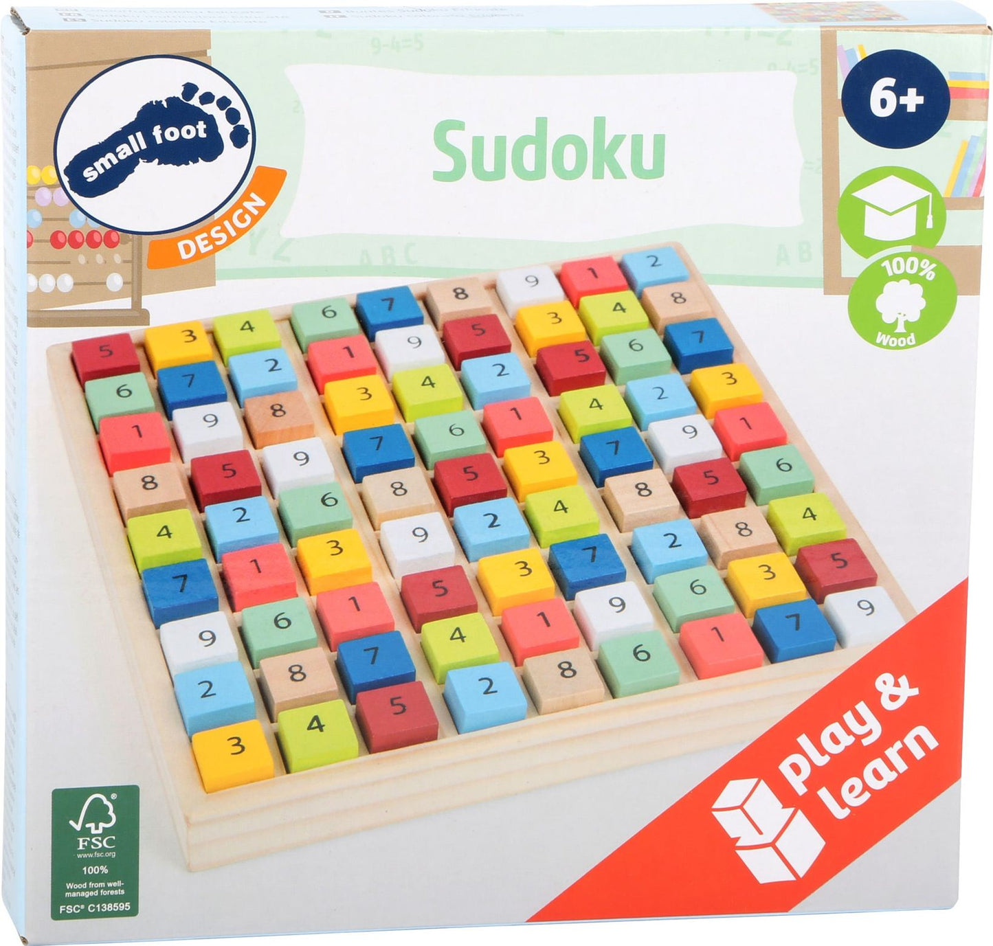 Buntes Sudoku „Educate“