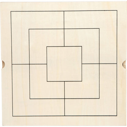 Spiele-Set Schach, Dame & Mühle