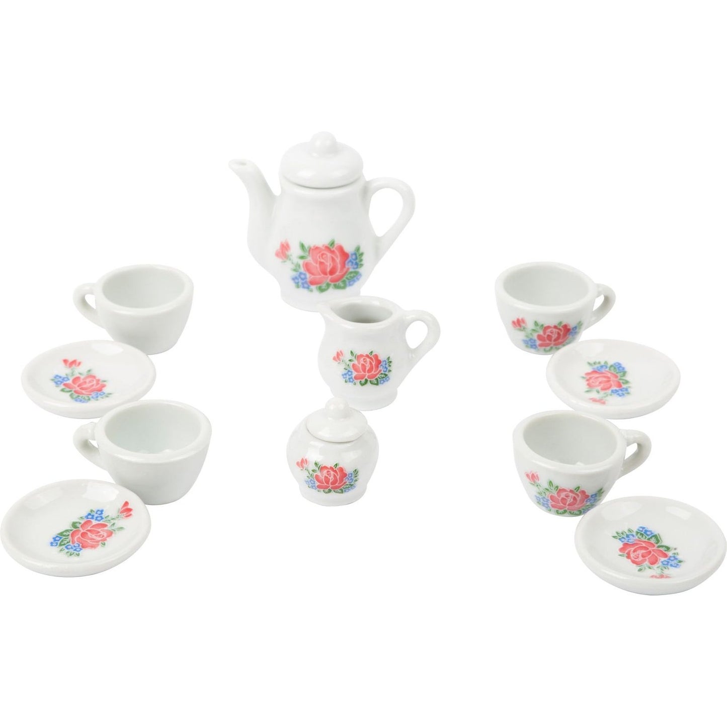 Porzellan-Kaffeeservice im Koffer