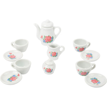 Porzellan-Kaffeeservice im Koffer