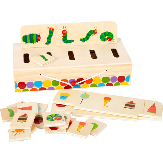 Raupe Nimmersatt Bildersortierbox