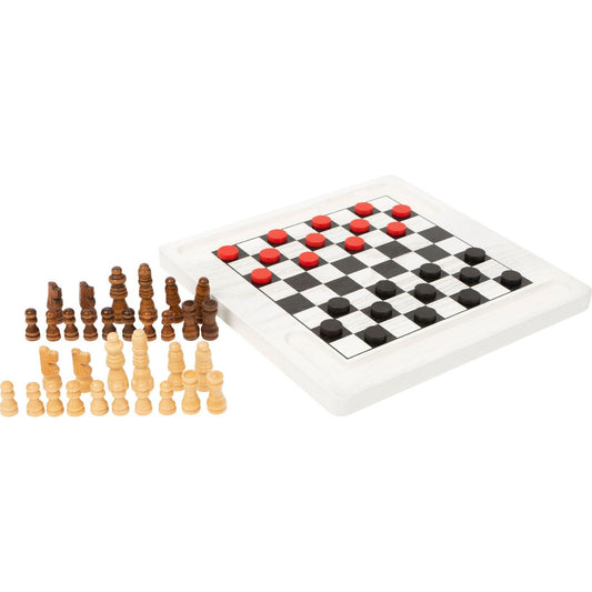 Brettspiel Schach und Dame