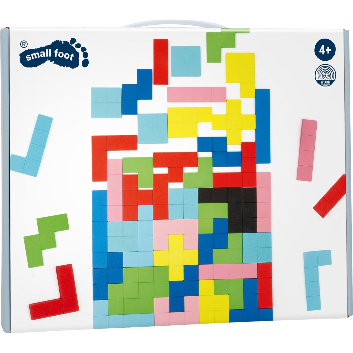 Holzpuzzle geometrische Formen