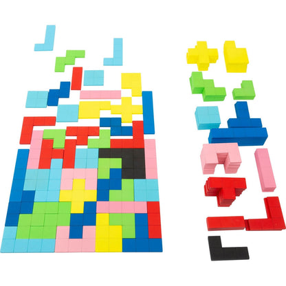 Holzpuzzle geometrische Formen