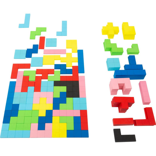 Holzpuzzle geometrische Formen