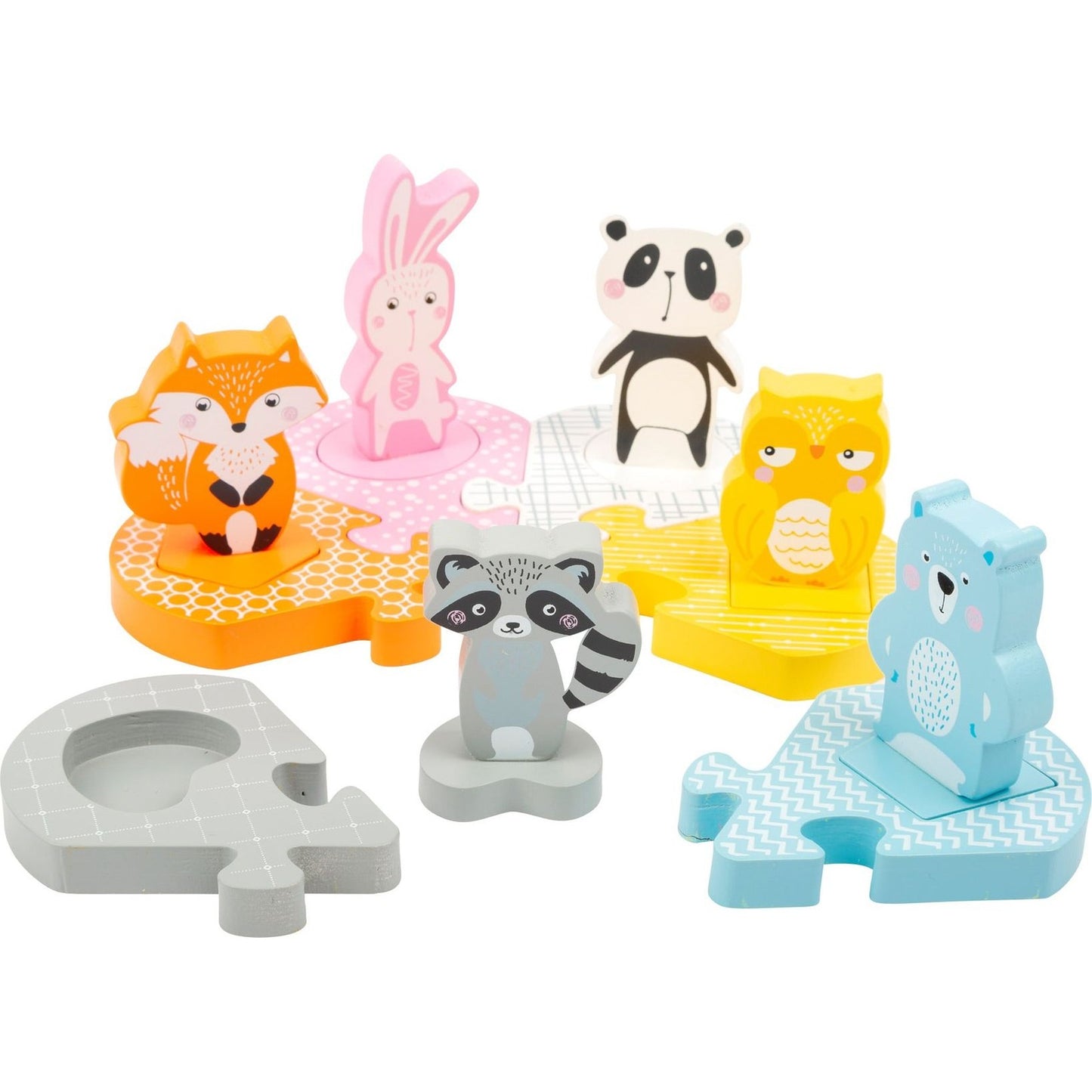Steckpuzzle Pastell