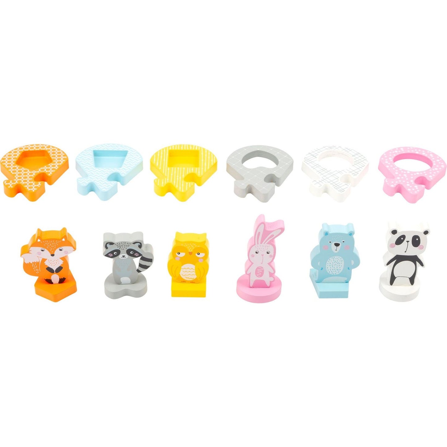 Steckpuzzle Pastell
