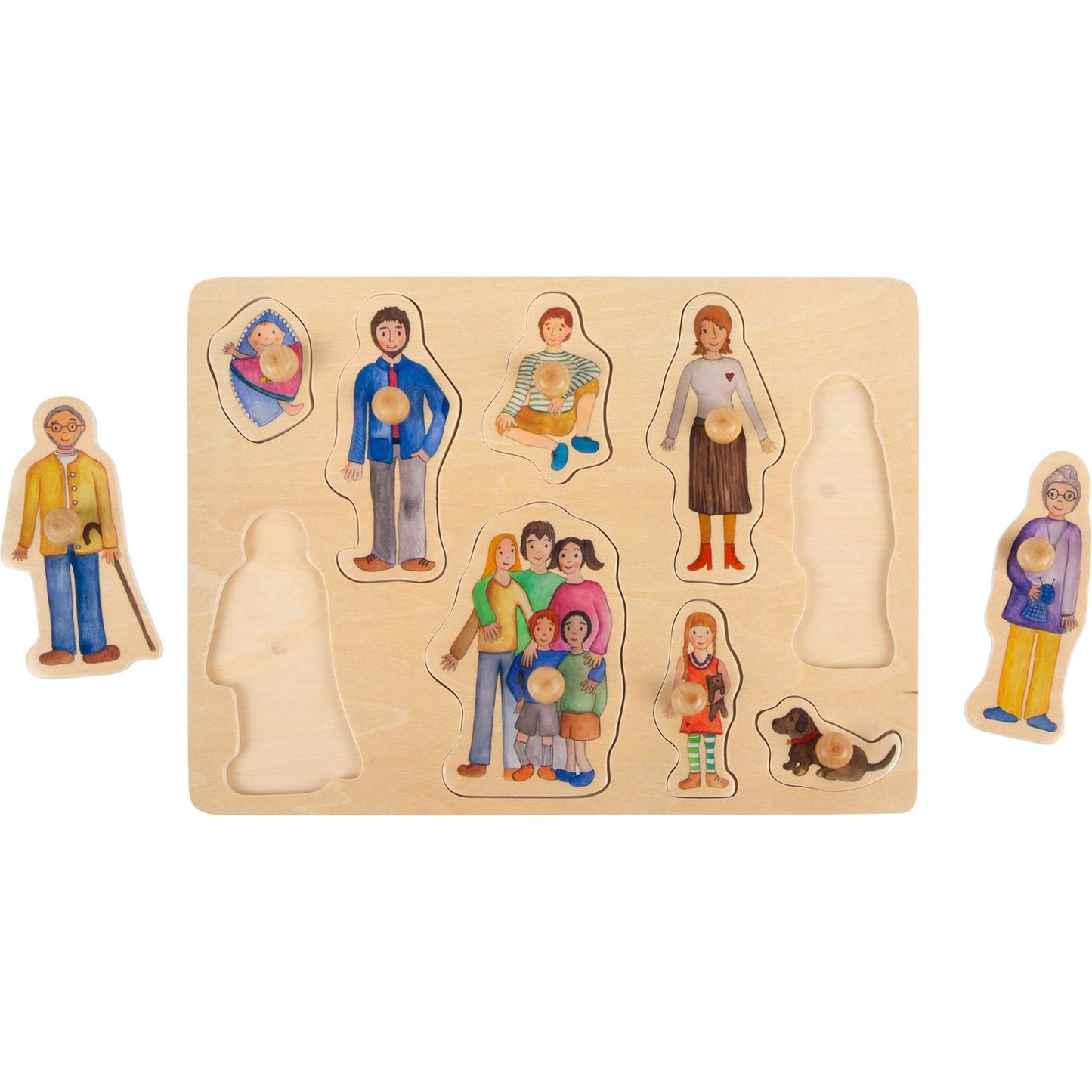 Setzpuzzle Familie und Freunde
