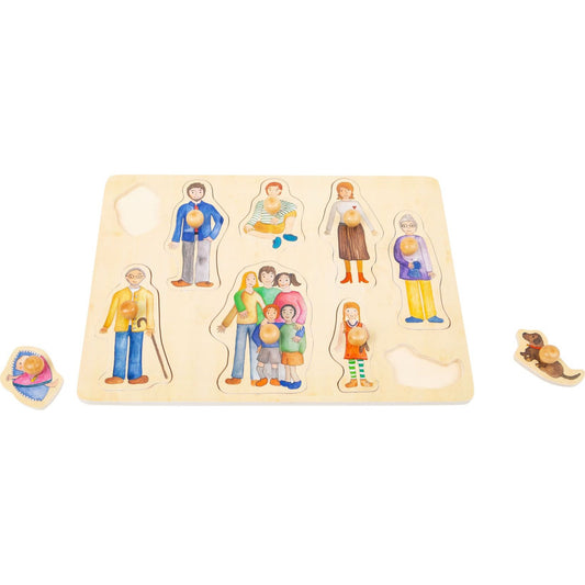 Setzpuzzle Familie und Freunde