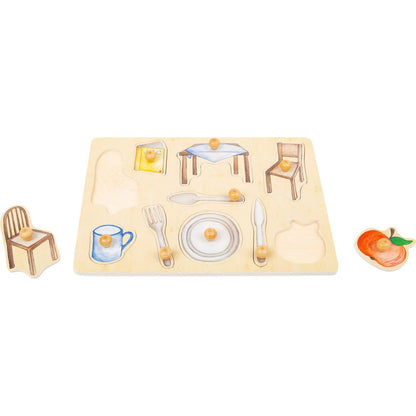Setzpuzzle Alltagsgegenstände