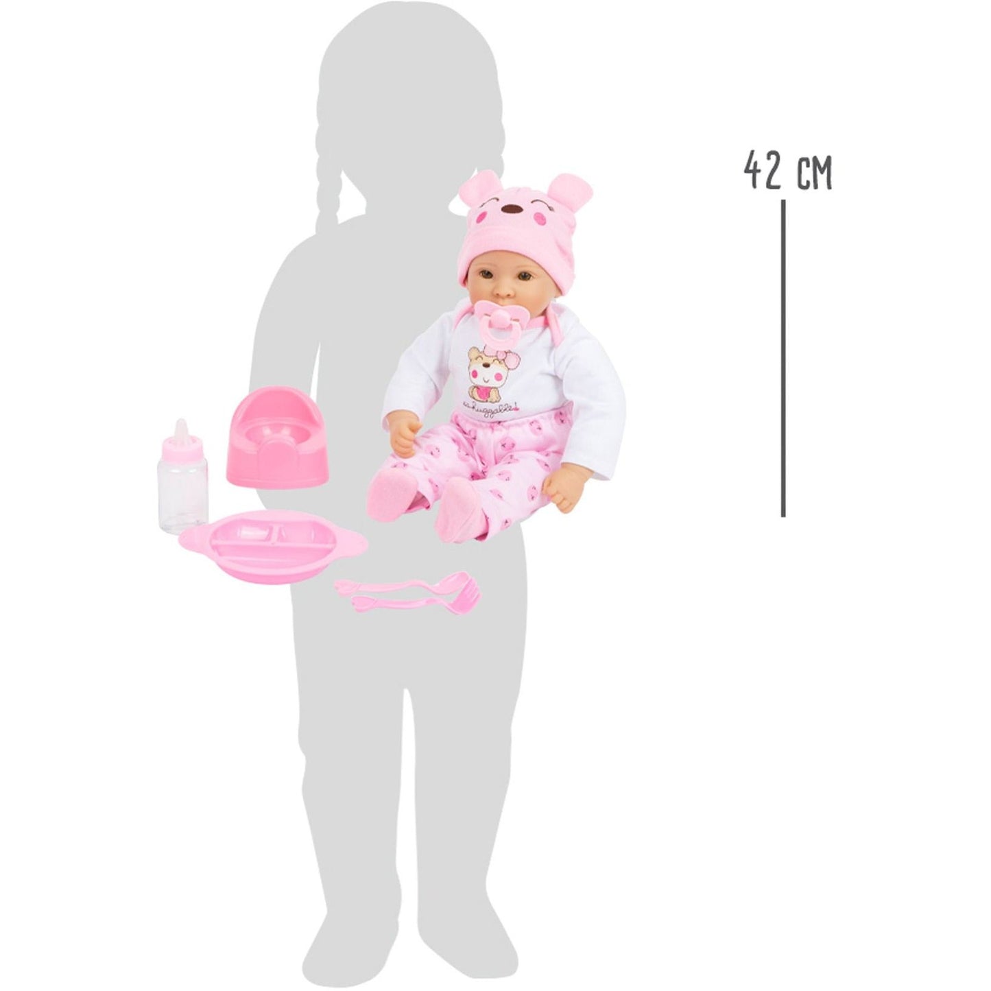 Babypuppe „Marie“ mit Zubehör