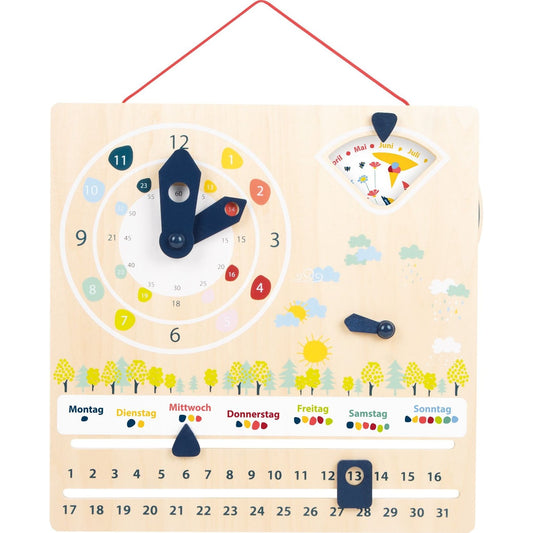 Lernuhr mit Kalender „Educate“