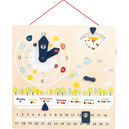 Lernuhr mit Kalender „Educate“
