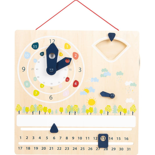 Lernuhr mit Kalender „Educate“