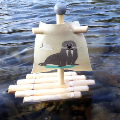 Wasserspielzeug Floß Walross