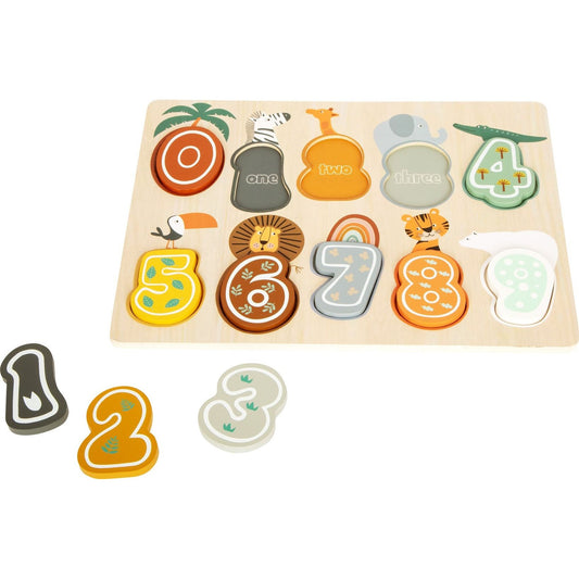 Setzpuzzle Zahlen „Safari“