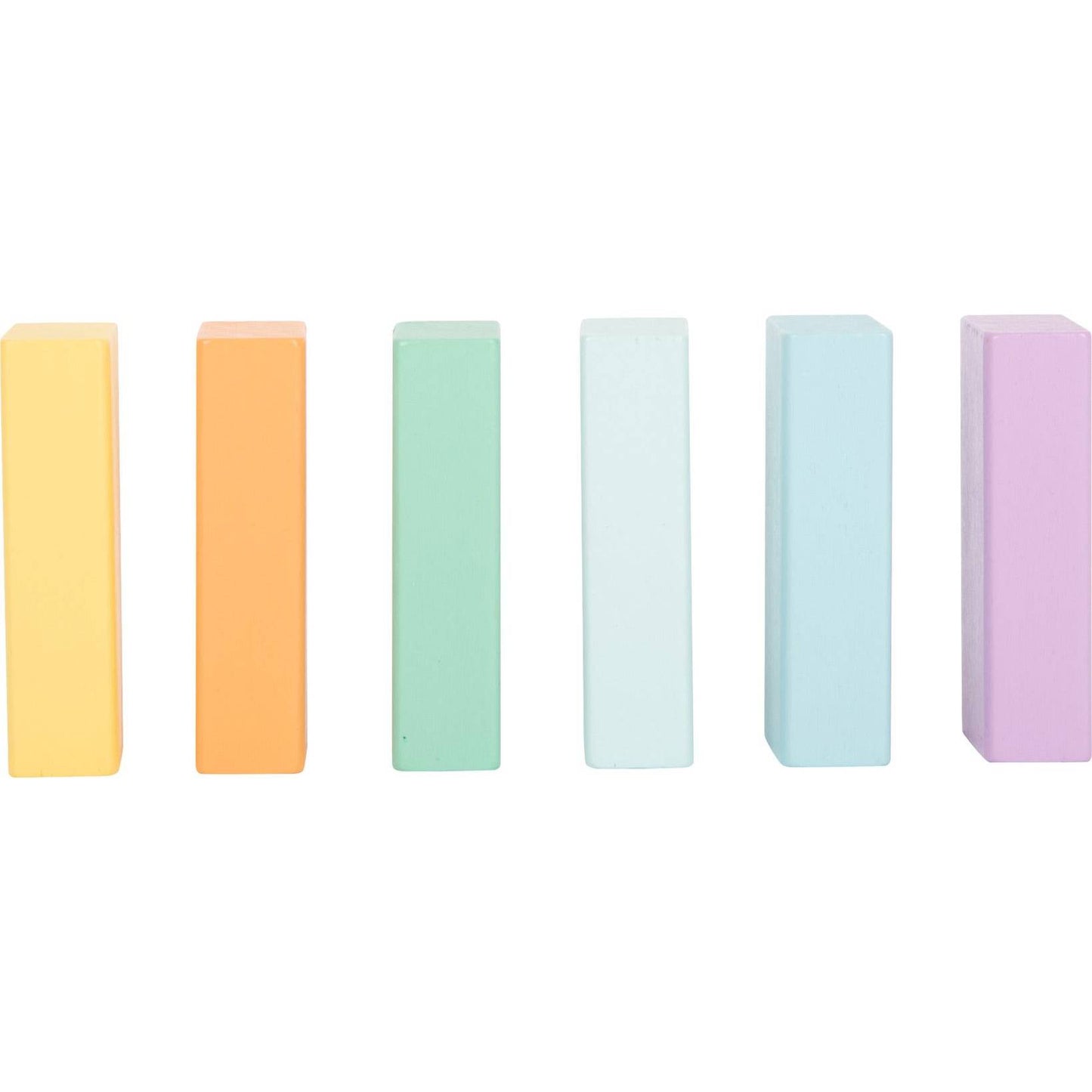 Holzbausteine Pastell