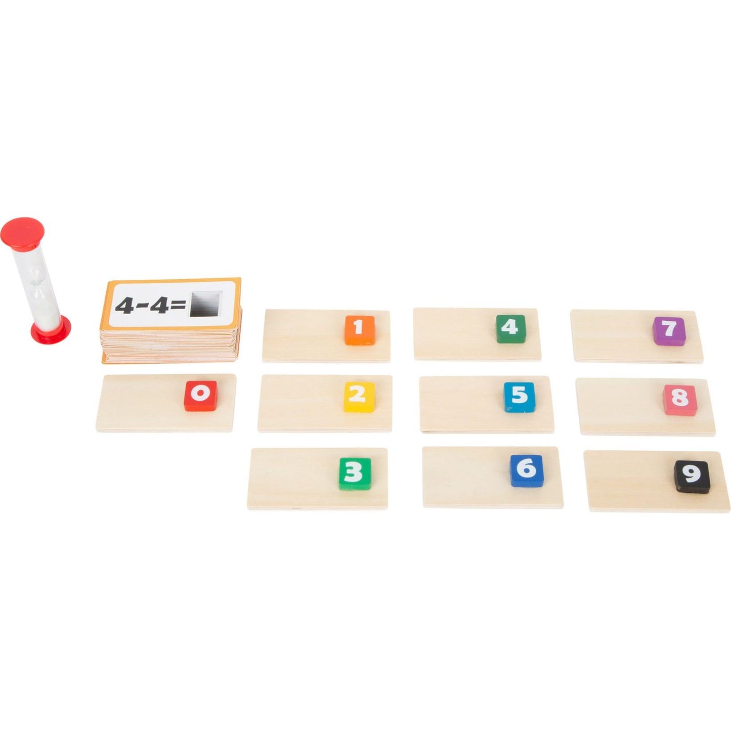 Lernspiel Holzpuzzle Mathematik
