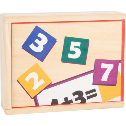 Lernspiel Holzpuzzle Mathematik