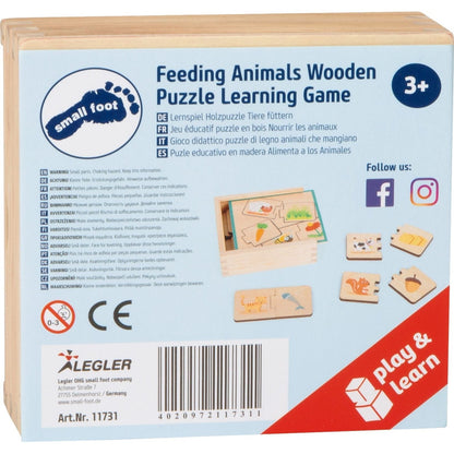 Puzzle-Box Tiere füttern