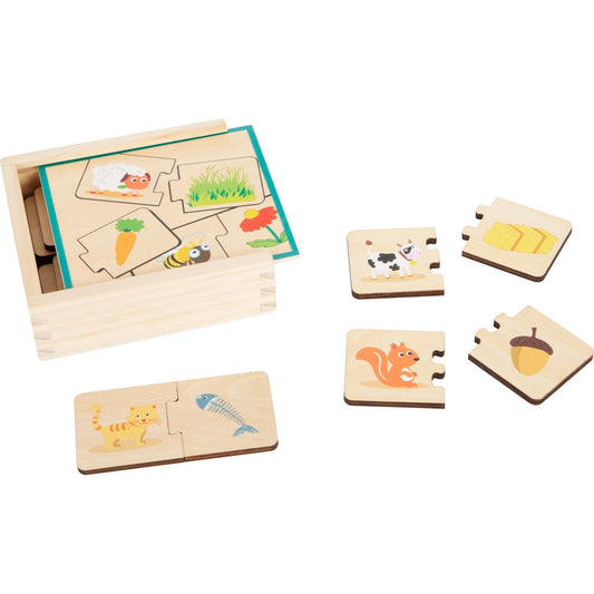 Puzzle-Box Tiere füttern