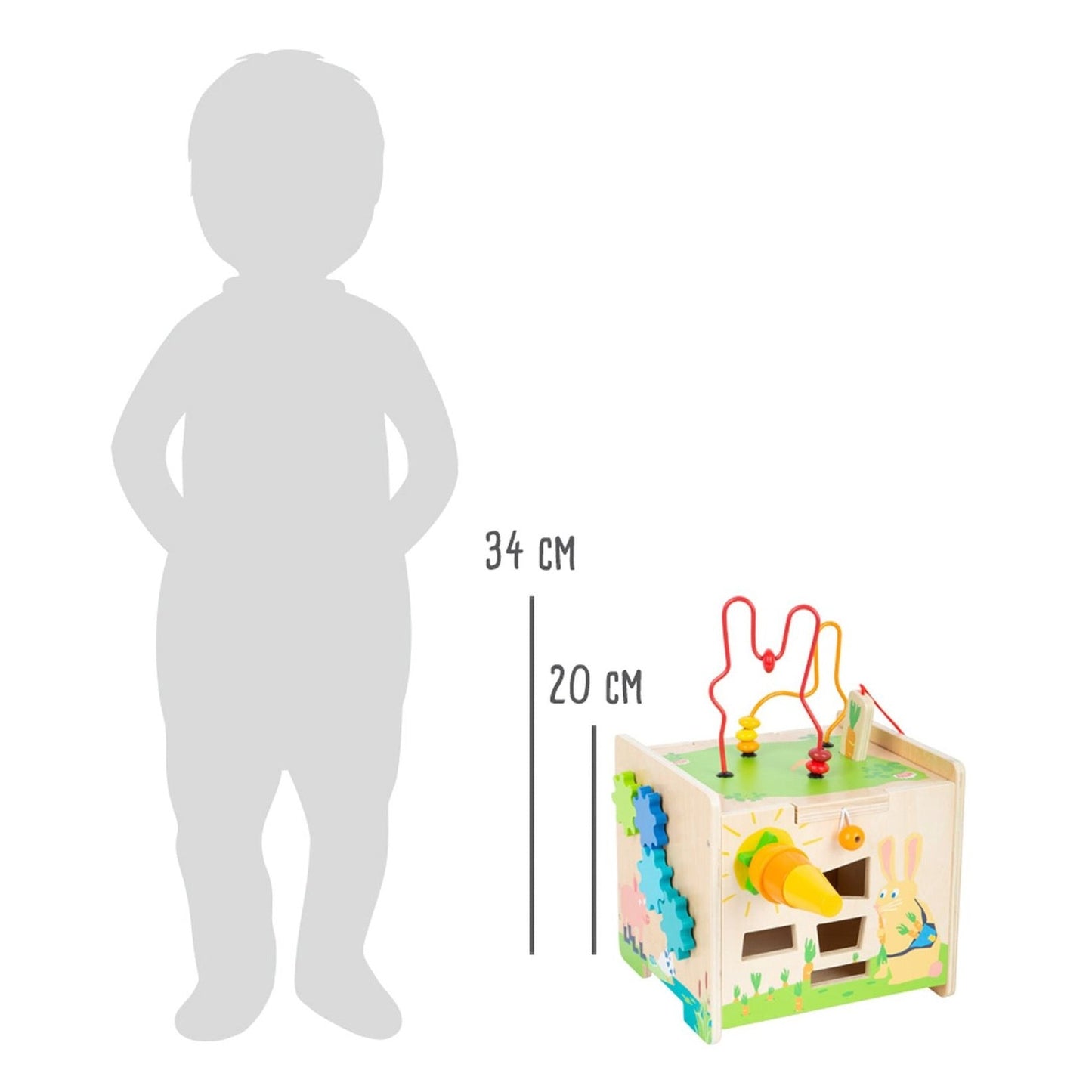 Motorikwürfel Hase