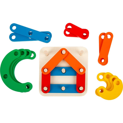 Lernspiel Steckpuzzle Buchstaben und Zahlen