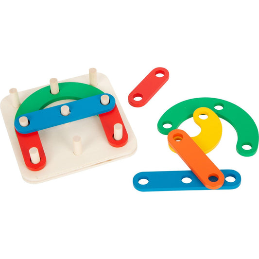 Lernspiel Steckpuzzle Buchstaben und Zahlen
