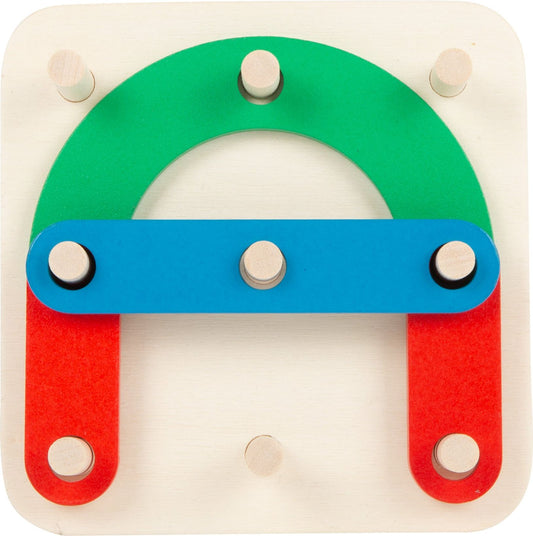 Lernspiel Steckpuzzle Buchstaben und Zahlen