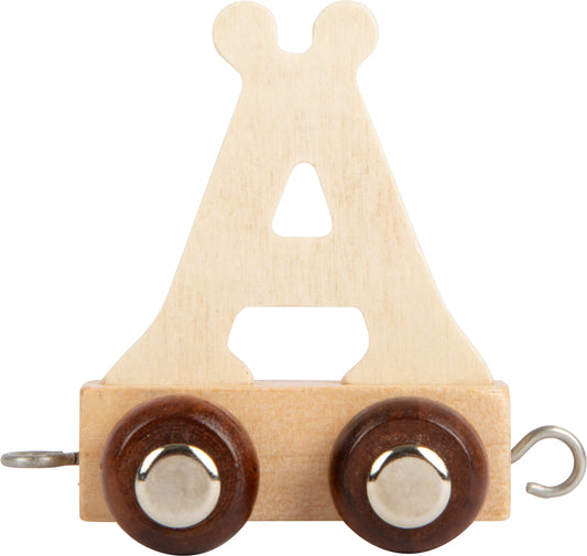 Buchstabenzug Holz Ä