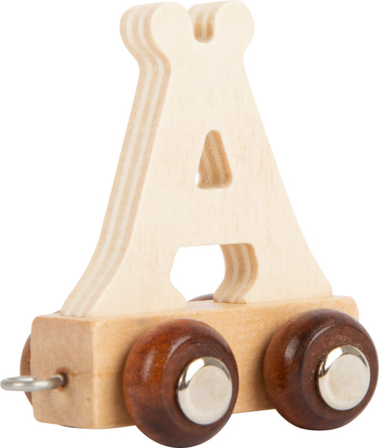 Buchstabenzug Holz Ä