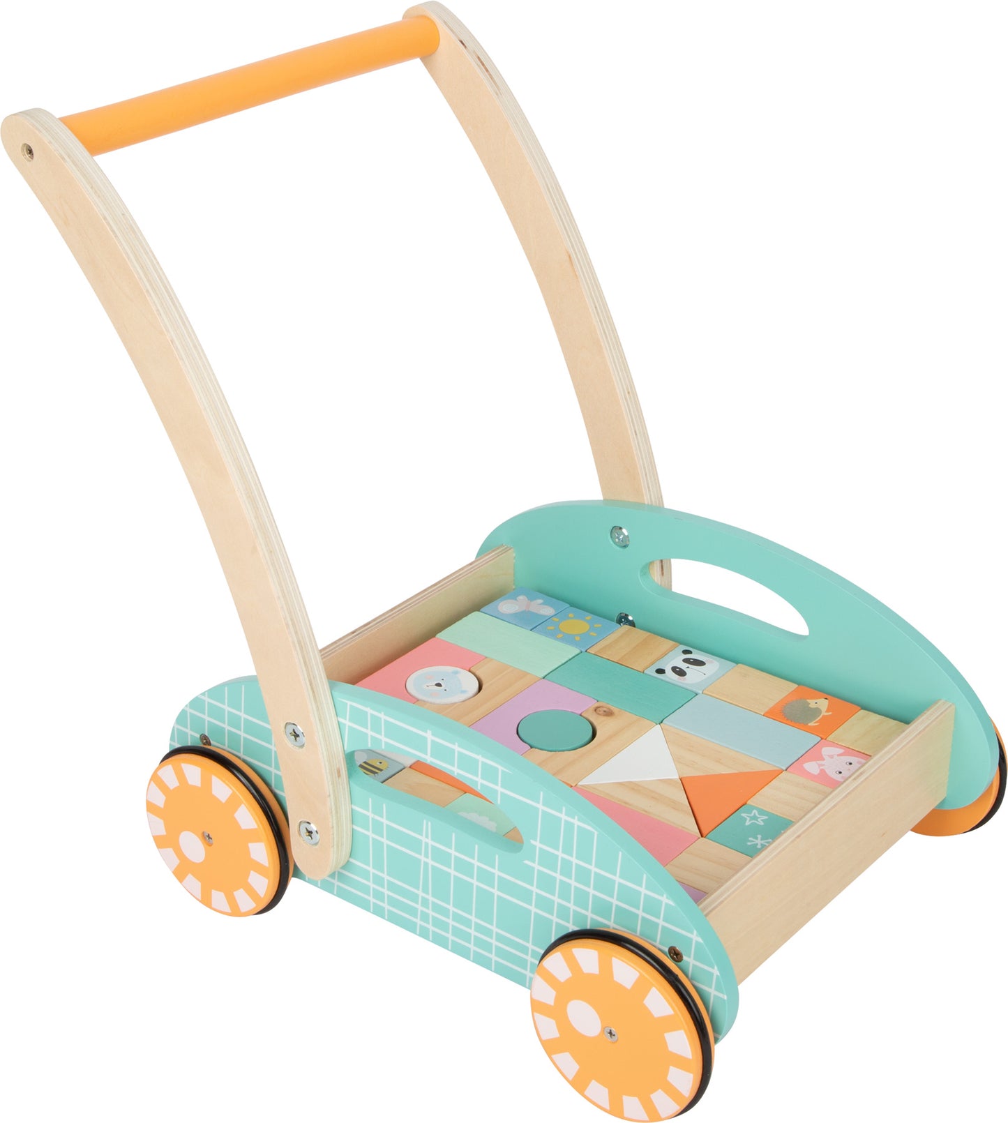Lauflernwagen Pastell