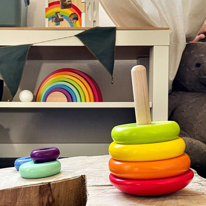 Stapelturm Regenbogen
