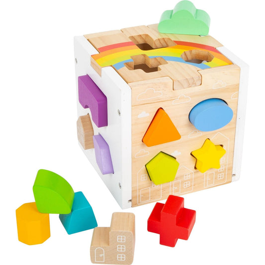 Steckwürfel Regenbogen
