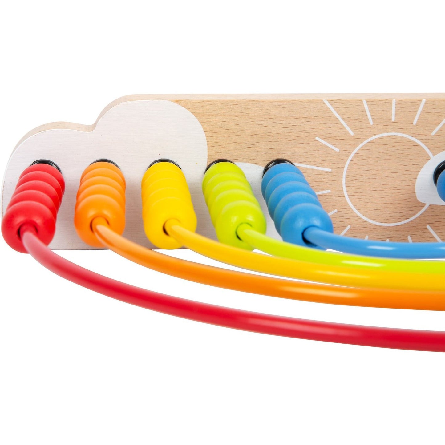 Motorikschleife und Abakus Regenbogen