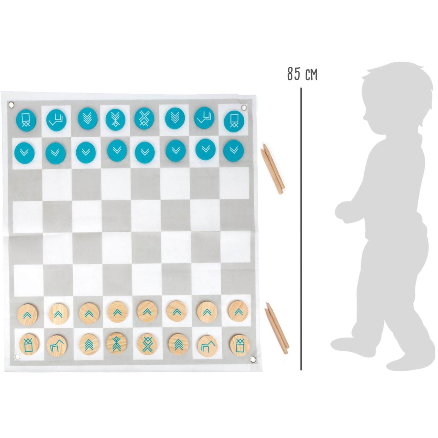 Dame und Schach XXL „Active“